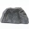 Decorative Outdoor Weather-Resistant Artistic Artificial Faux Stone Rock, Garden Patio Granite Grey Fiberglass Stone